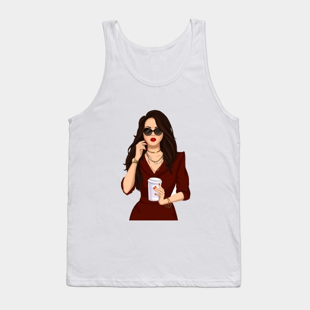 Fancy rich bitch Tank Top by Oksana101